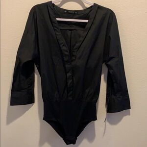 NWT Zara Basic Collection Bodysuit size XS. Black.​​​​​​​​​​​​​​​​​​​